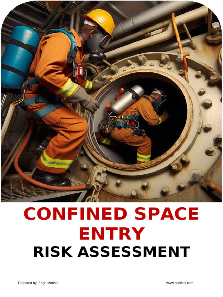 Confined Space Entry Risk Assessment | PDF | Safety | Occupational ...