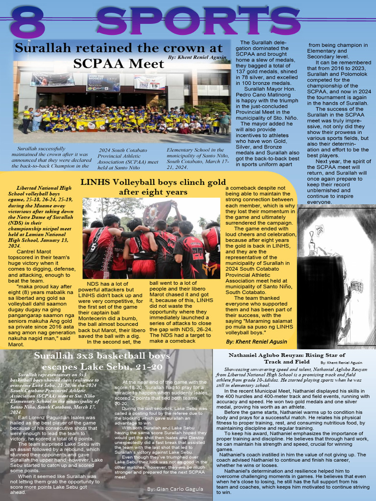 Sports Page Reimproved1 | PDF | Volleyball | Team Sports