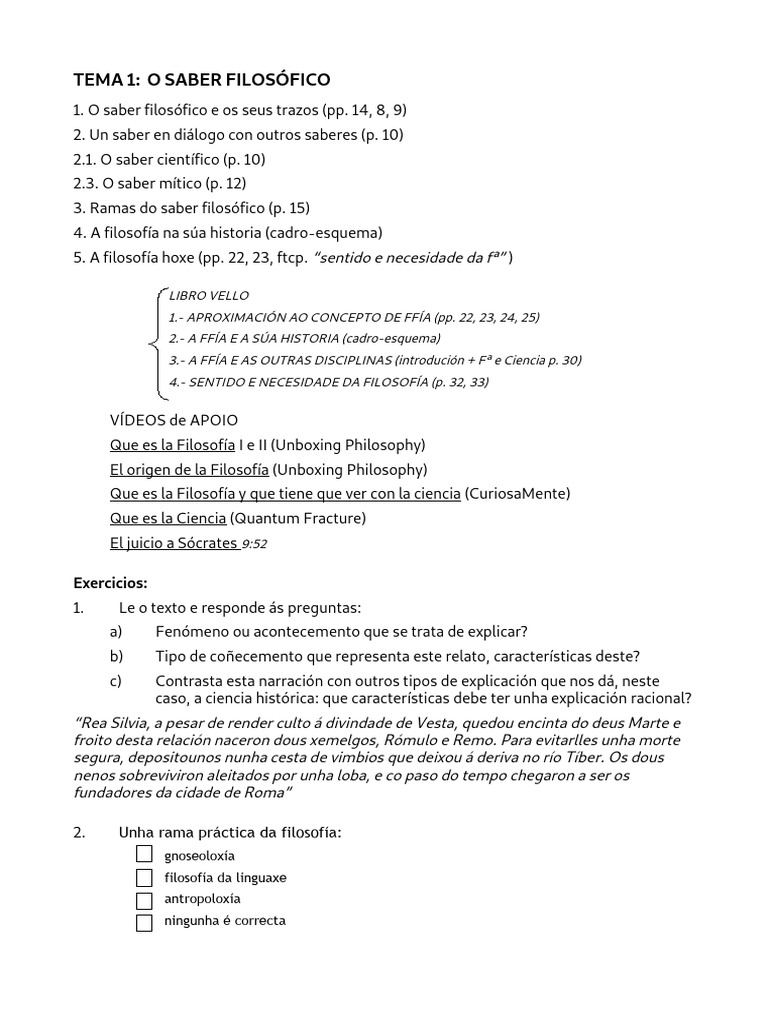 Exercicios T.1. | PDF