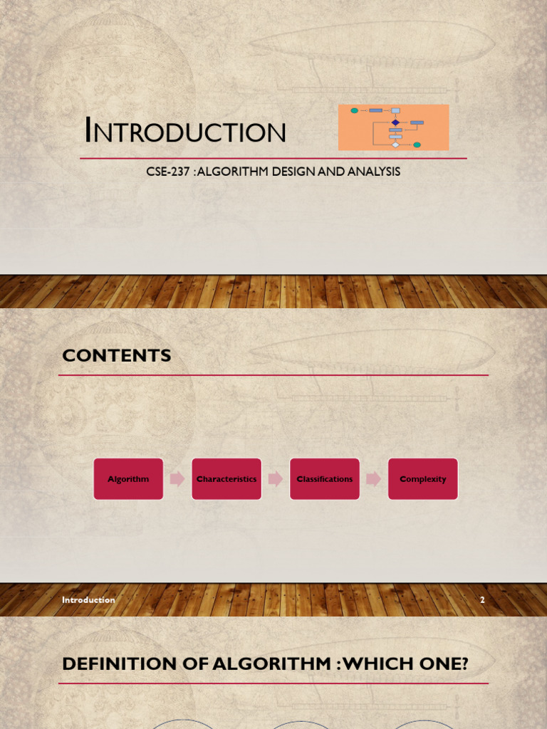 Lecture#1 - Introduction.pptx | PDF | Algorithms | Algorithms And Data ...