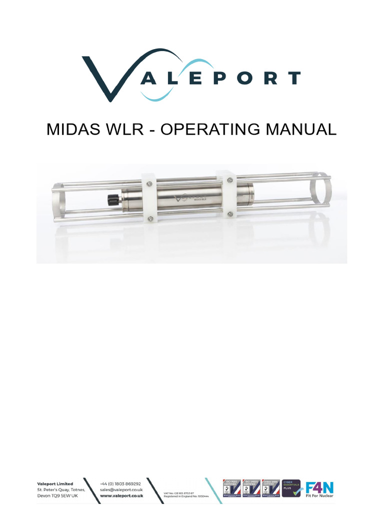 MIDAS WLR Operating Manual | PDF | Electrical Connector | Computer Memory