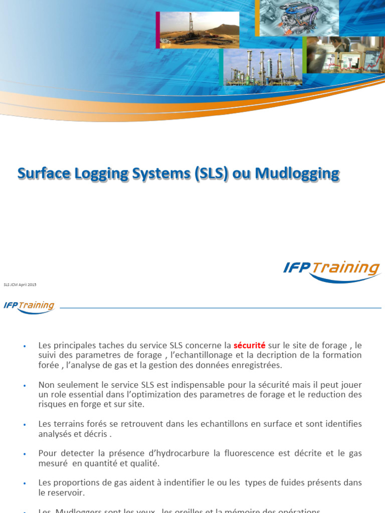 Introduction au Surface Logging SLS | PDF | Forage