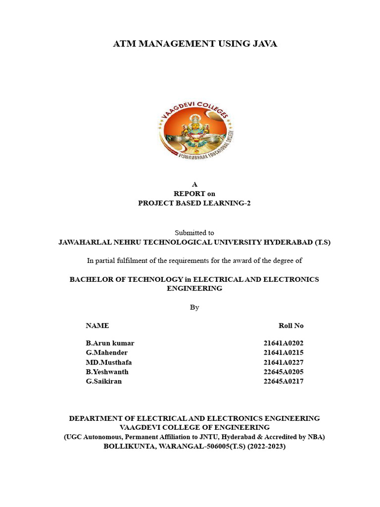 PBL Java Title | PDF