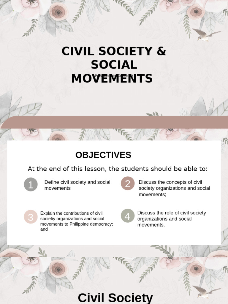 PPG G10-Civil Society and Social Movements | PDF | Cooperative | Civil ...