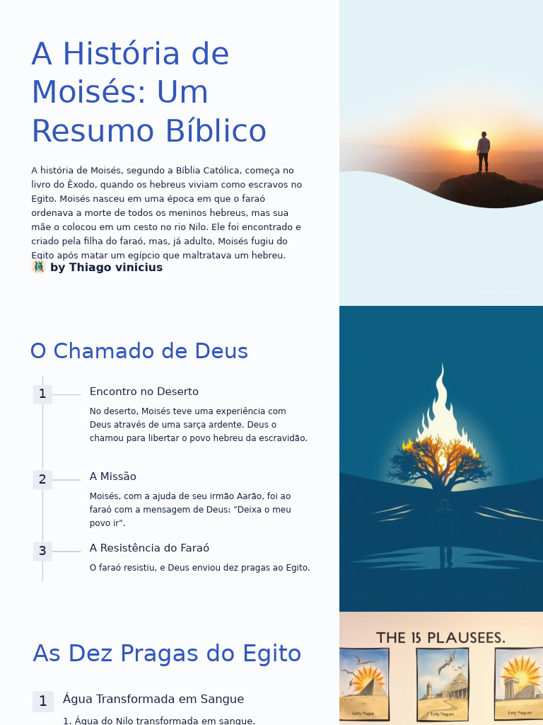 A Historia de Moises Um Resumo - 1