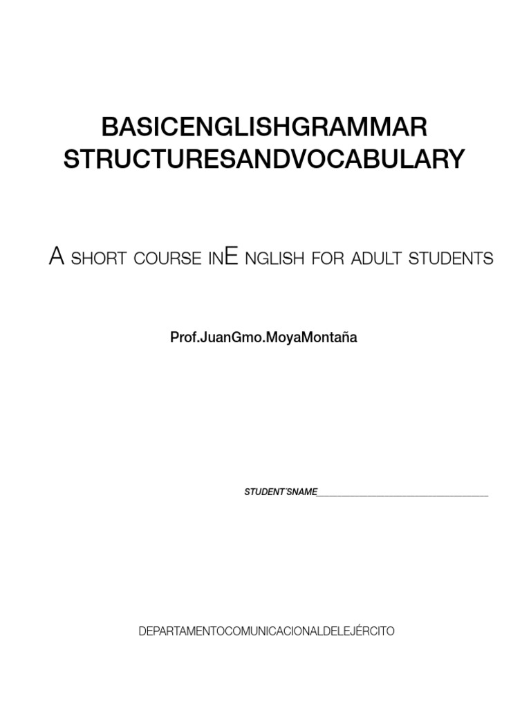 Curso Básico de Gramática Inglesa | PDF | Lingüística | Familias de idiomas
