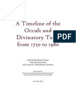 A Timeline of the Occult and Divinatory Tarot From 1750 to 1980