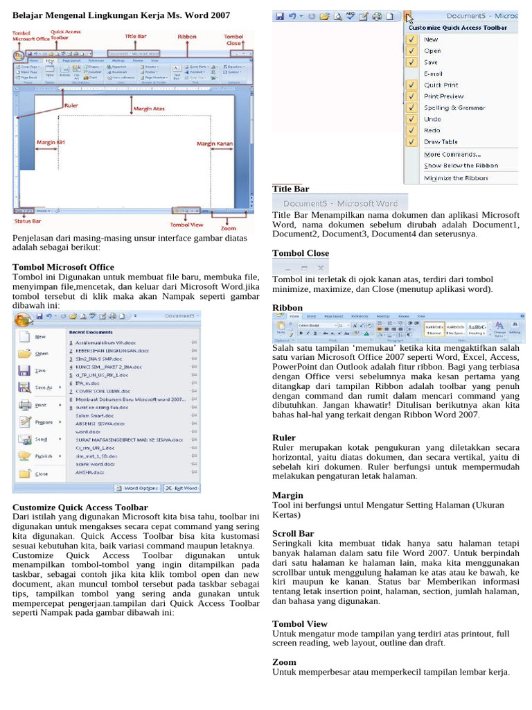 Panduan Lengkap Ms. Word 2007 | PDF