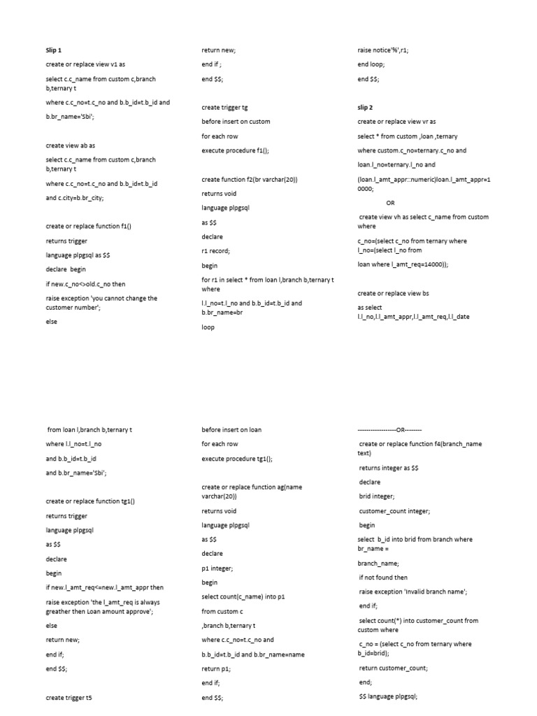 Rdbms Solution | PDF