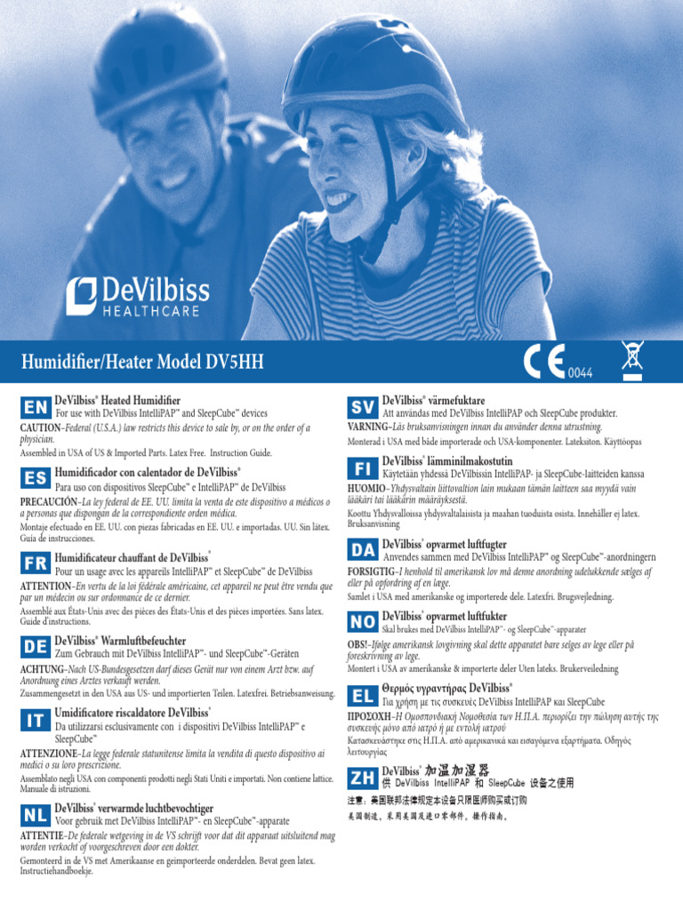 IntelliPAP Inst Guide - A-DV5HHR | PDF | Humidity | Electrical Connector
