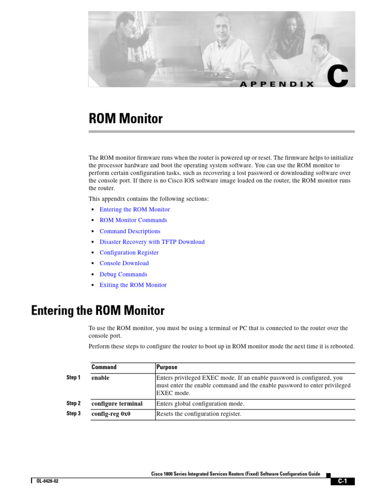 Understanding ROM Monitor Commands | PDF | Booting | Ip Address