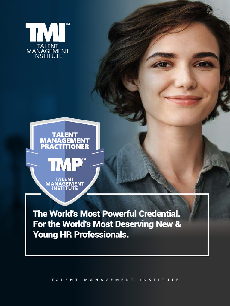 TMP Program Brochure | PDF | Human Resource Management | Talent Management