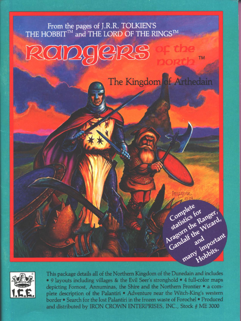 ERECH AND THE PATHS OF THE DEAD - NEW VGC++ - I.C.E 1985- MERP #8060