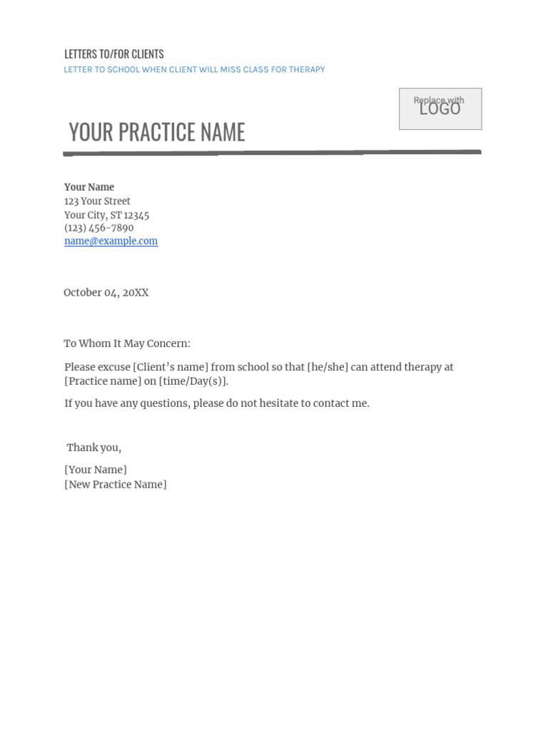 SimplePractice Letter Template _ Client Missing Class PDF