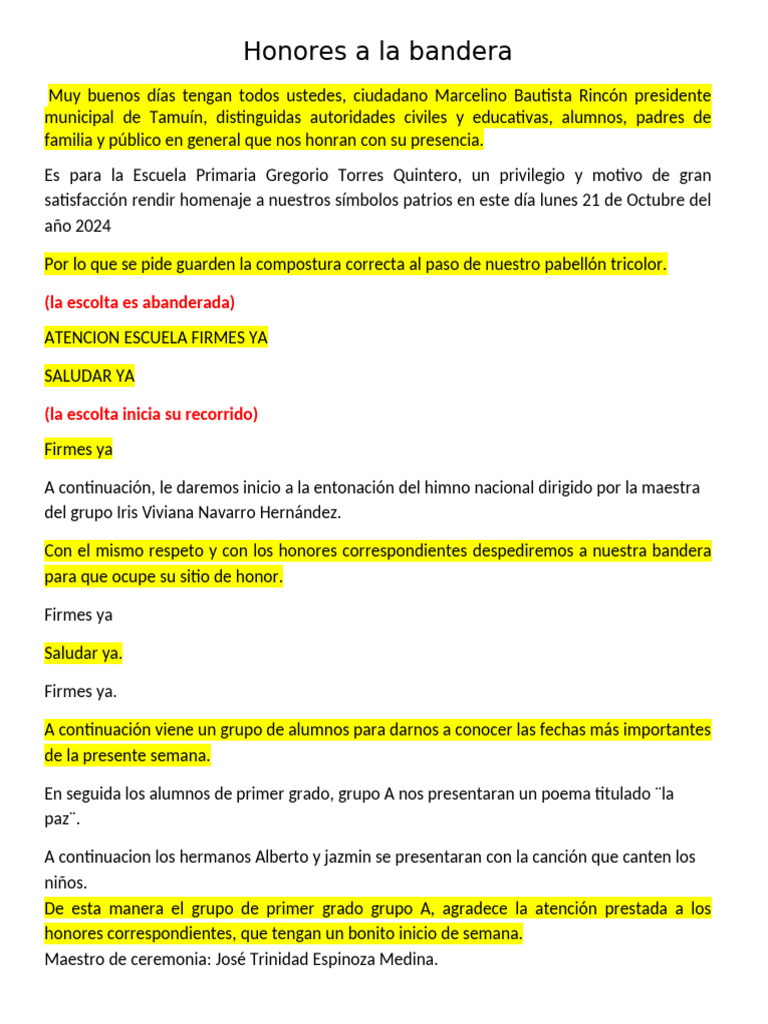 Honores | PDF