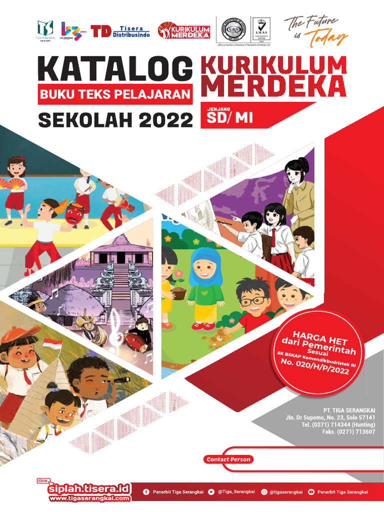 R2 Katalog SD BTP Kurikulum Merdeka Tiga Serangkai 2022 | PDF