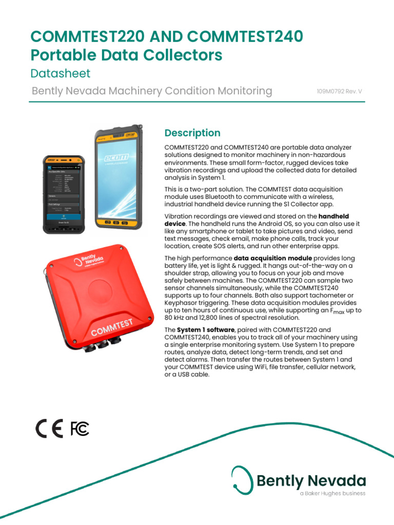 COMMTEST220/240 Data Collectors Overview | PDF | Distortion | Power Supply