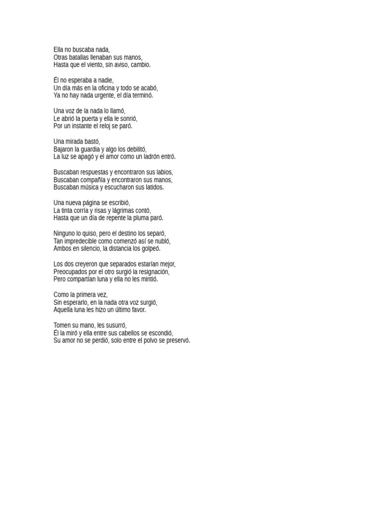Ella No Buscaba Nada | PDF