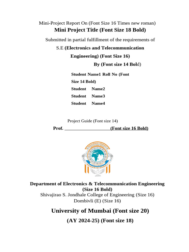 Mini Project Report24 25 | PDF | Computing
