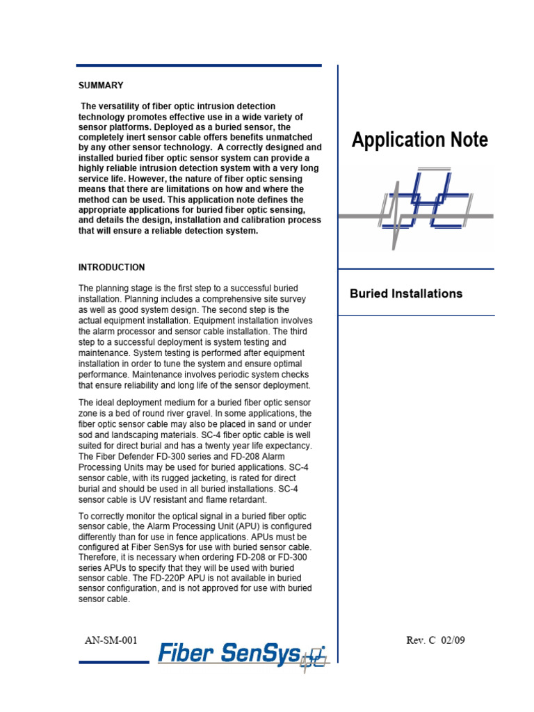 Fiber Optic Buried-Installations | PDF | Optical Fiber | Electrical ...