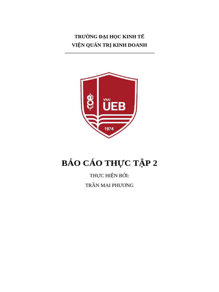 Báo Cáo TTTT2 - 21050307 - Trần Mai Phương | PDF
