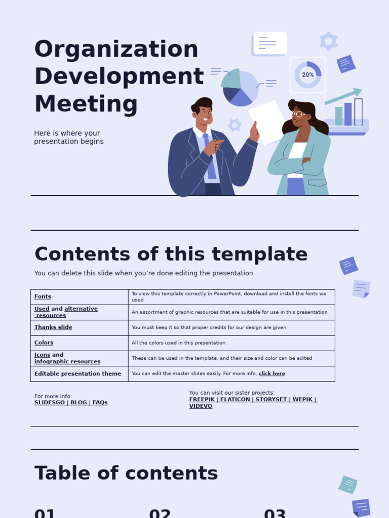 Organization Development Meeting by Slidesgo | PDF | Planets | Saturn