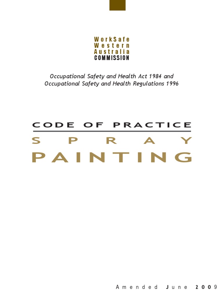 Code Spray Painting Occupational Safety And Health Personal Protective Equipment