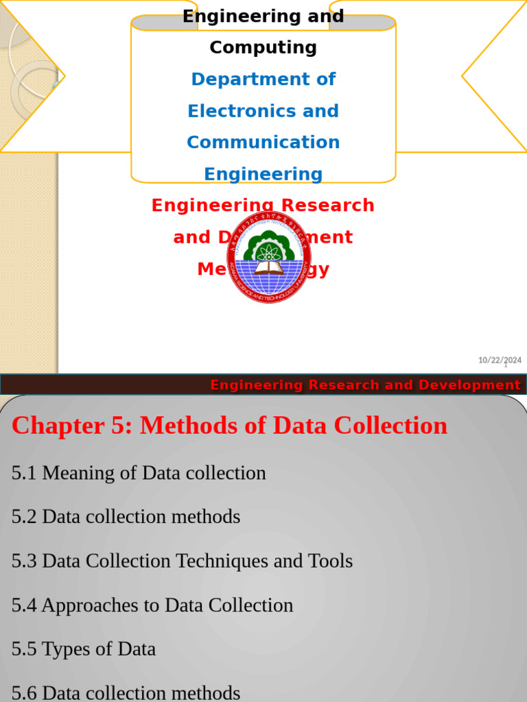 Chapter 5 Methods of Data Collection-1 | PDF | Questionnaire | Data