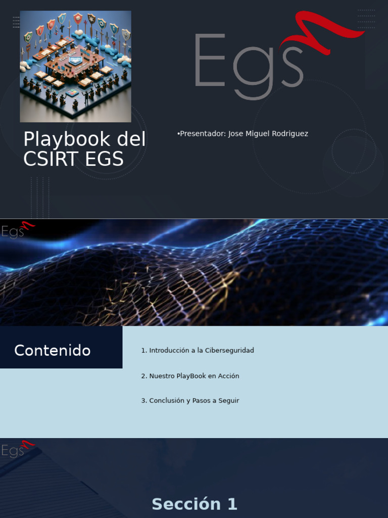 Playbook del CSIRT EGS en Ciberseguridad | PDF | La seguridad ...