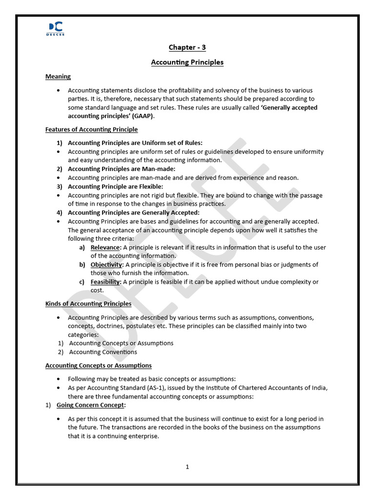 Understanding Accounting Principles | PDF | Revenue | Historical Cost