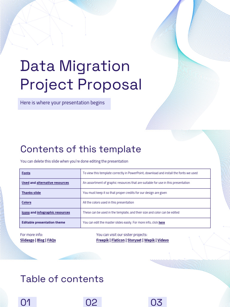 Data Migration Project Proposal Guide | PDF | Expense | Customer ...