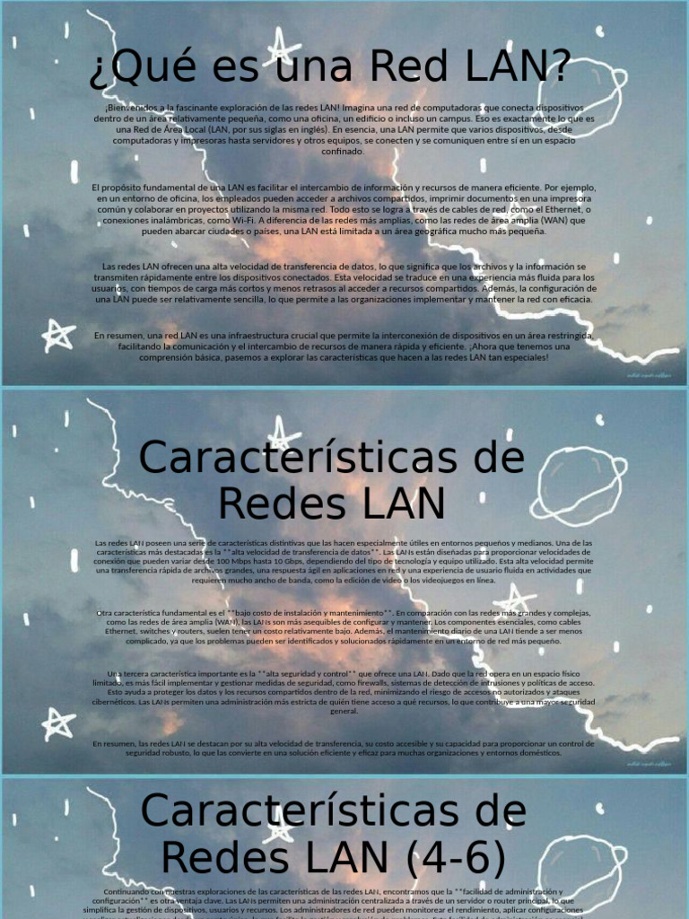 Definición de Red LAN y sus Ventajas | PDF | Red de computadoras ...