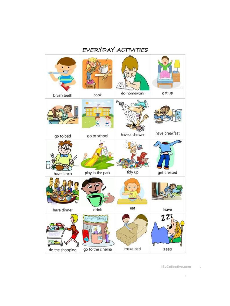 5) Everyday Activities | PDF