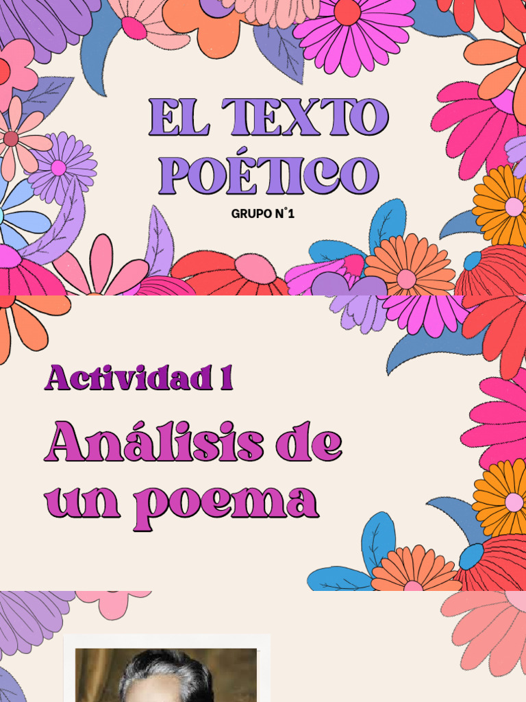 Grupo 1 - El Texto Poético | PDF
