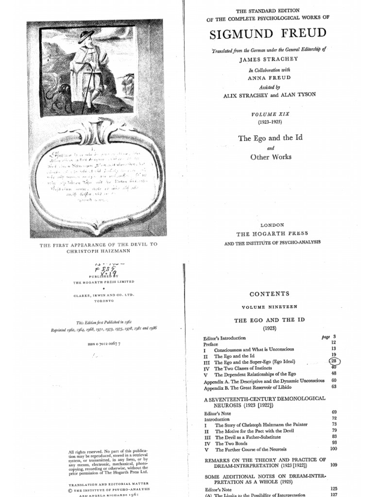 Sigmund Freud, The Ego PDF
