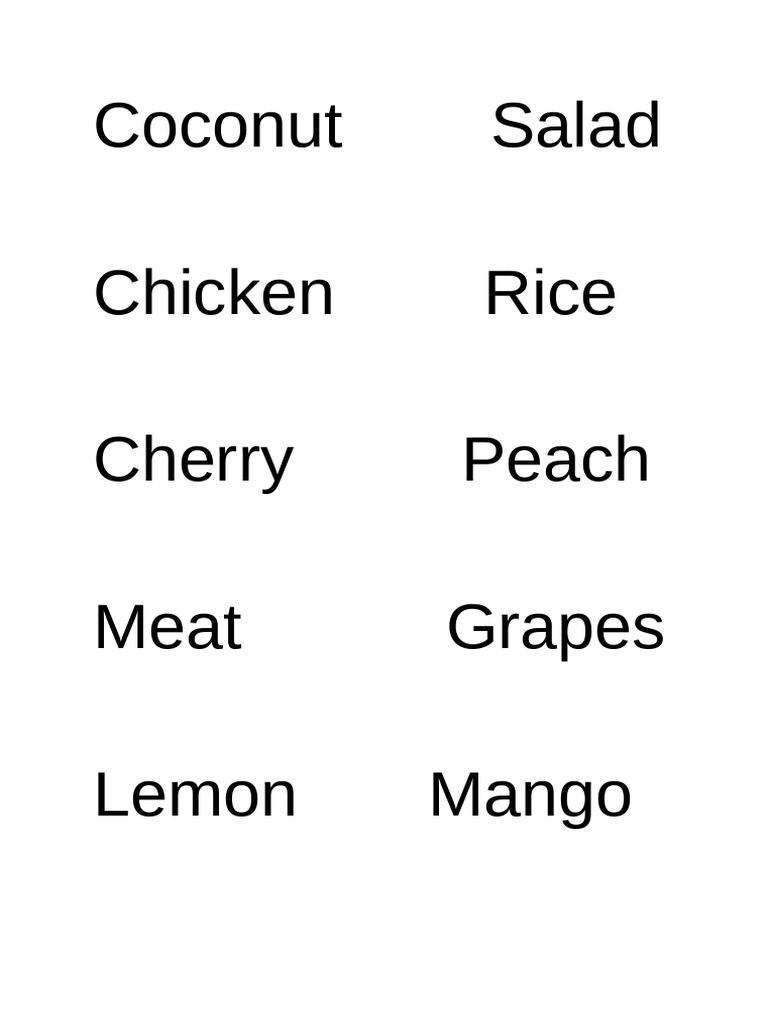 food-names-pdf