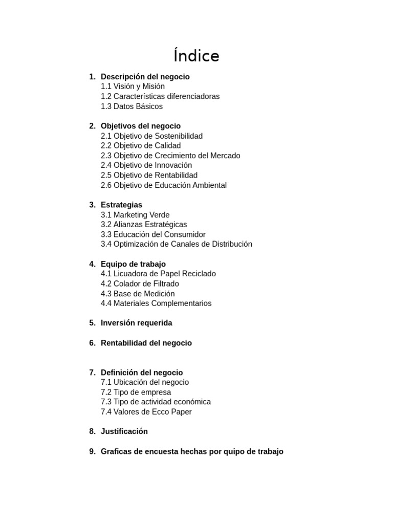 Indice | PDF