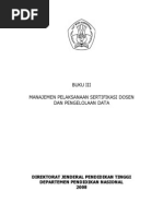 Download Buku 3 Pedoman Sertifikasi Dosen 2008 Dikti Depdiknas Indonesia by Setyo Nugroho SN7831046 doc pdf