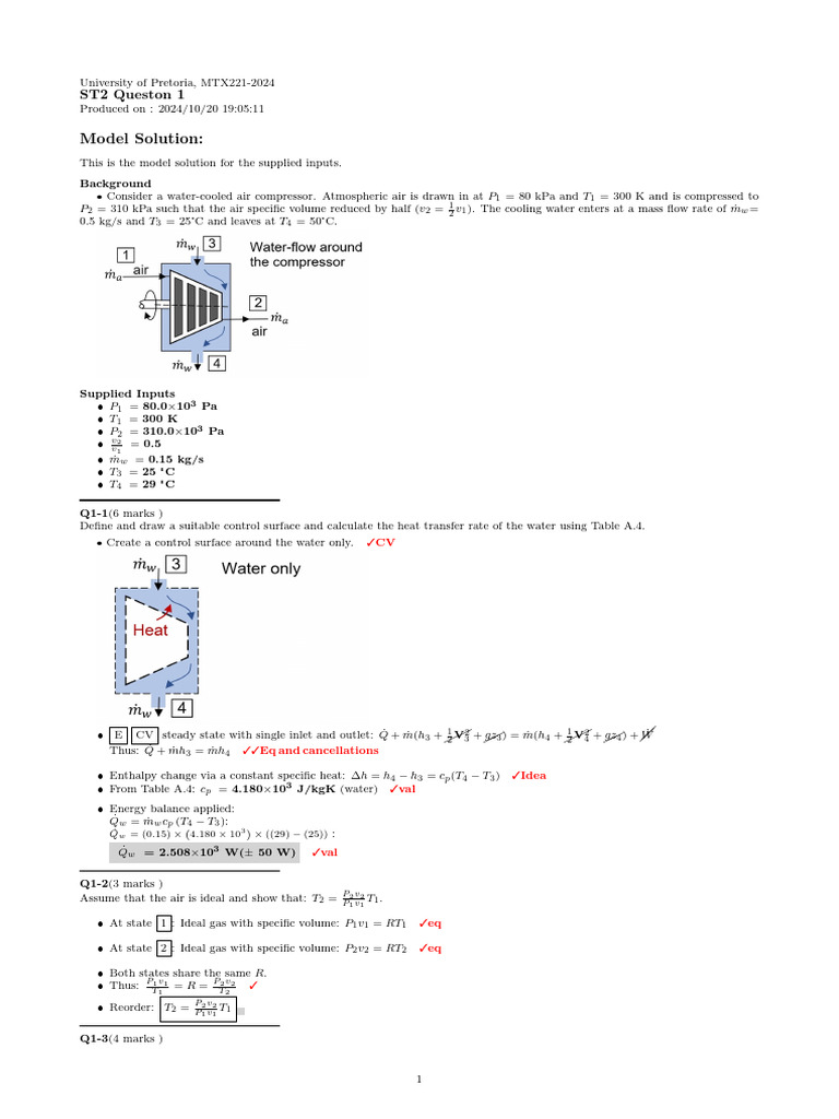 Heat Transfer and Engine Efficiency Analysis | PDF | Heat | Scientific ...