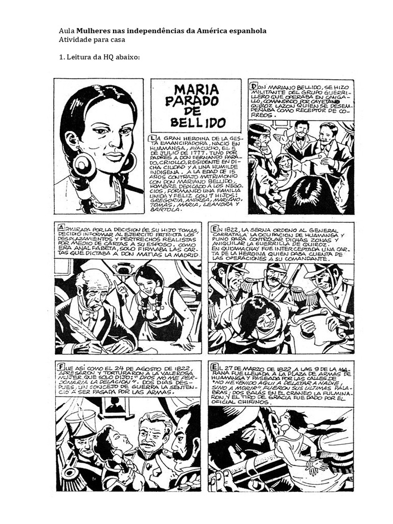Maria Parado de Bellido: Heroína Anônima | PDF