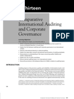 Comparative International Auditing and Corporate Governance: Thirteen