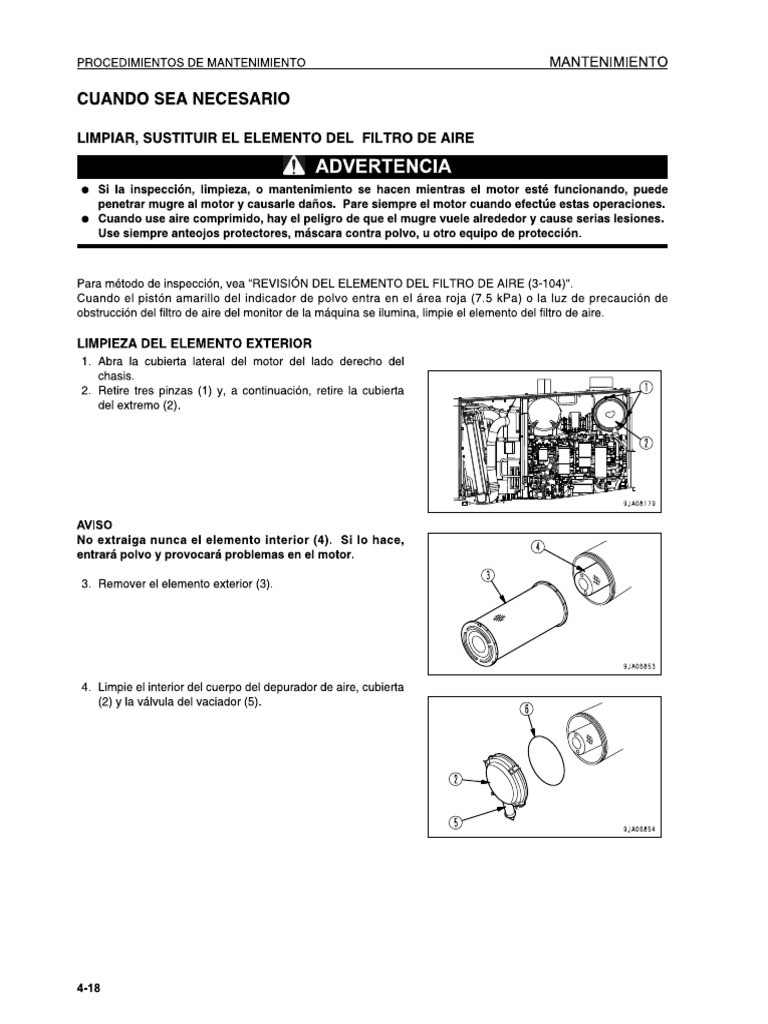 Mantenimiento WA470-6 | PDF