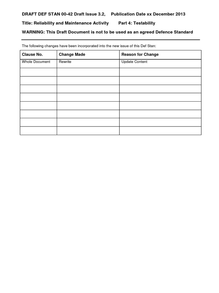 Def Stan 00-42 Draft Issue 3-2 | PDF | Reliability Engineering ...