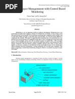 Software Project Managenment With Control Based Monitoring: Chetan Nagar and DR Anurag Dixit