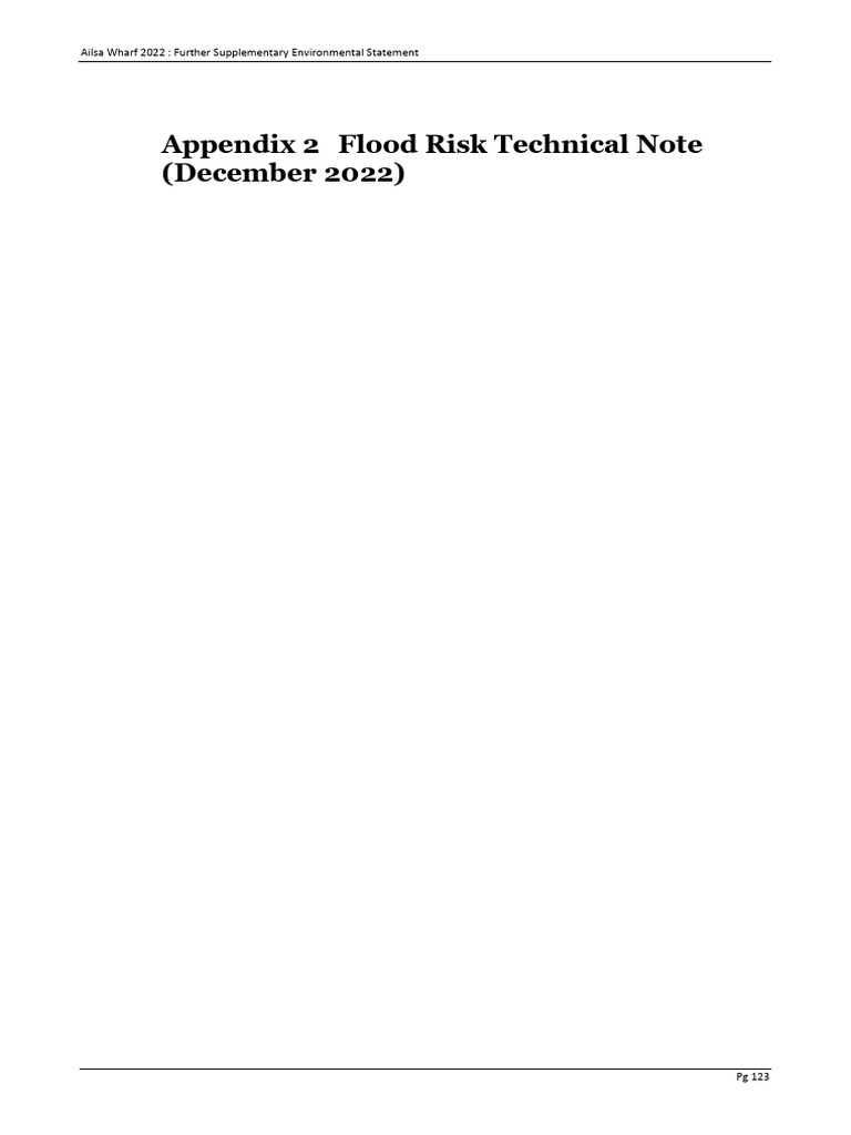 Environmental Statement Further Environmental Information - Appendix 02 ...