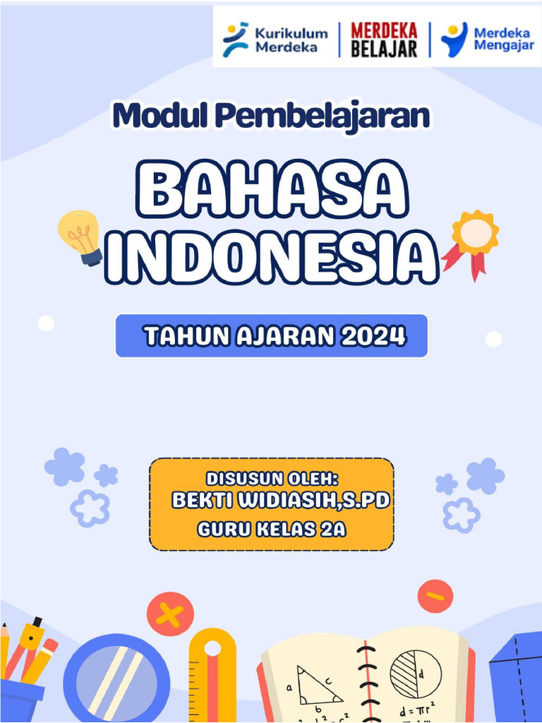 Modul Ajar Bahasa Indonesia Kelas 3 SD | PDF
