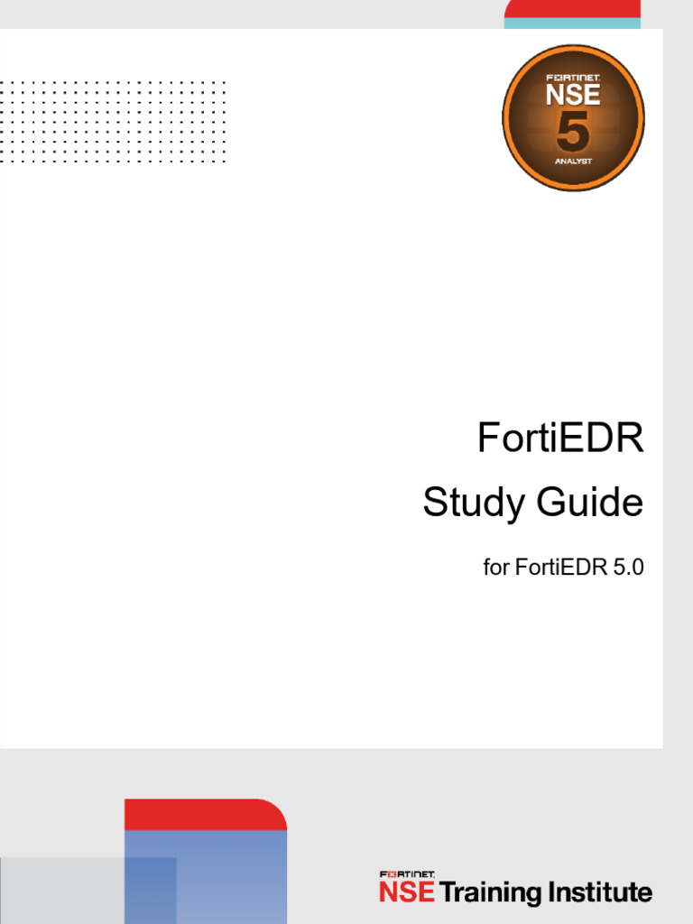 (FCP Sec Ops - NSE5) - FortiEDR 5.0 - Study Guide | PDF | Malware ...