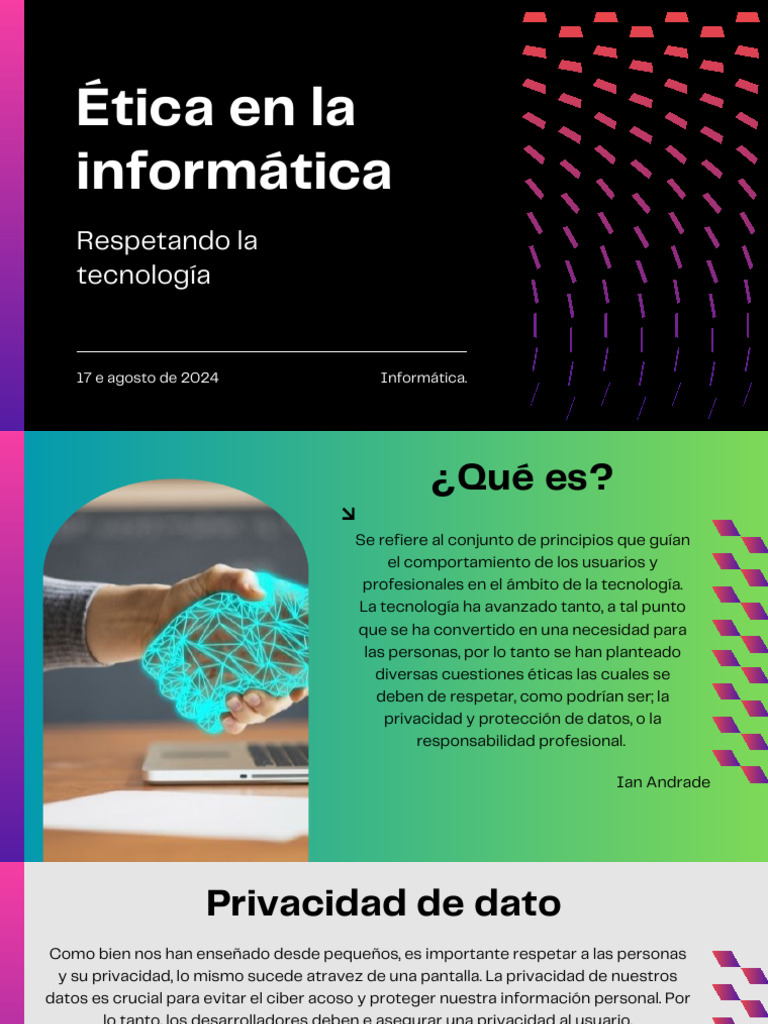 Ética en La Informática | PDF | Inteligencia artificial | Inteligencia ...