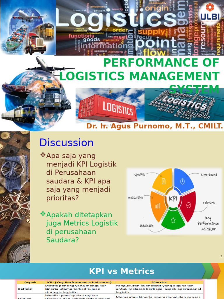 KPI Logistik dan Efisiensi Biaya | PDF