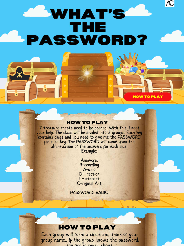 Whats the password pdf